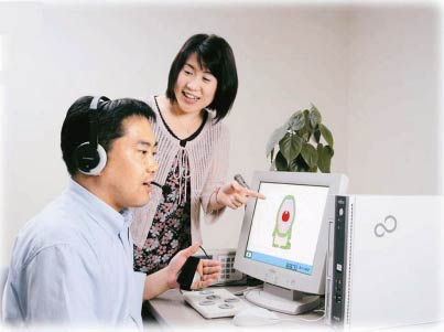 【花鼓】は、失語症の言語訓練を支援するサービスです。